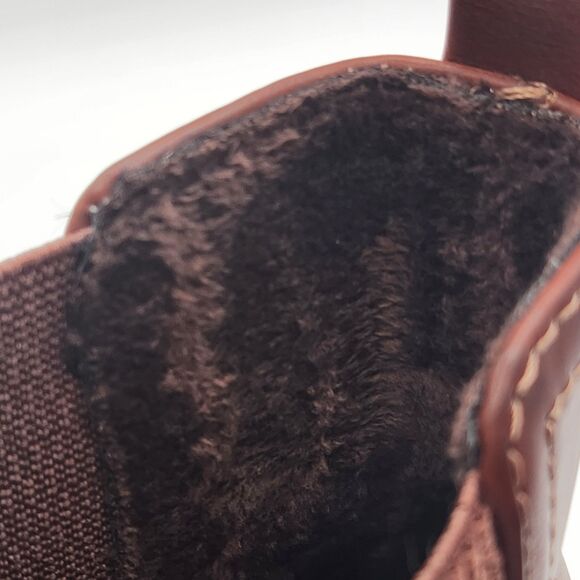 Eastland Womens 9.5M Jasmine Ankle Booties Brown Faux Leather Pull On Casual - Picture 16 of 16